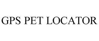 GPS PET LOCATOR