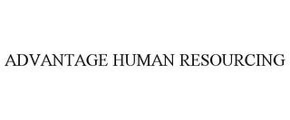 ADVANTAGE HUMAN RESOURCING