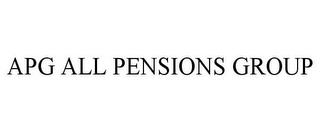 APG ALL PENSIONS GROUP