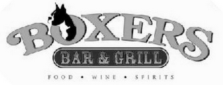 BOXERS BAR & GRILL FOOD WINE SPIRITS