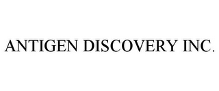 ANTIGEN DISCOVERY INC.