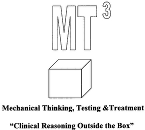 MT3 MECHANICAL THINKING, TESTING & TREATMENT "CLINICAL REASONING OUTSIDE THE BOX"