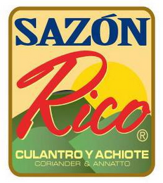 SAZÓN RICO CULANTRO Y ACHIOTE CORIANDER & ANNATTO