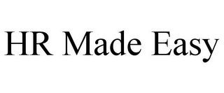 HR MADE EASY