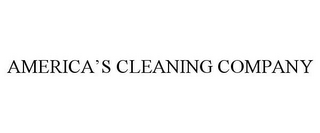 AMERICA'S CLEANING COMPANY