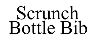 SCRUNCH BOTTLE BIB