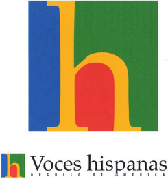 H H VOCES HISPANAS ORGULLO DE AMÉRICA