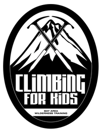 CLIMBING FOR KIDS BAY AREA WILDERNESS TRAINING