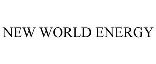 NEW WORLD ENERGY