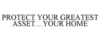 PROTECT YOUR GREATEST ASSET....YOUR HOME