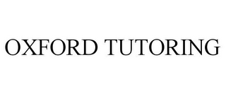 OXFORD TUTORING