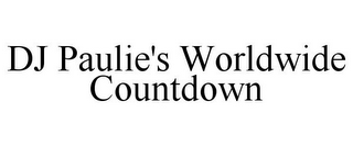 DJ PAULIE'S WORLDWIDE COUNTDOWN