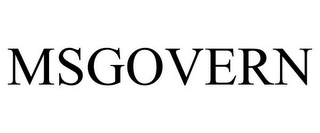 MSGOVERN