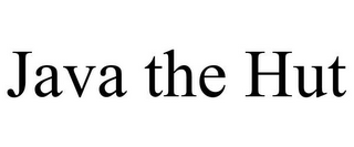 JAVA THE HUT