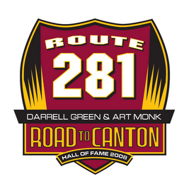 ROUTE 281 DARRELL GREEN & ART MONK ROAD TO CANTON HALL OF FAME 2008