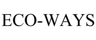 ECO-WAYS