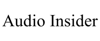 AUDIO INSIDER