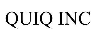 QUIQ INC