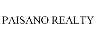 PAISANO REALTY