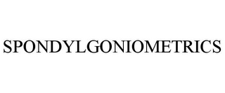 SPONDYLGONIOMETRICS