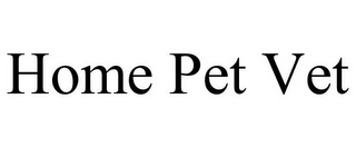 HOME PET VET