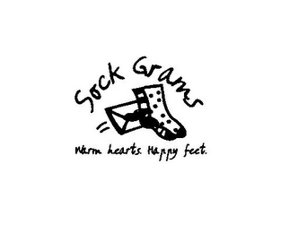 SOCK GRAMS WARM HEARTS. HAPPY FEET.