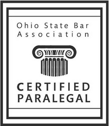 OHIO STATE BAR ASSOCIATION CERTIFIED PARALEGAL