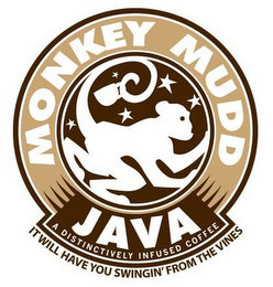 MONKEY MUDD JAVA IT WILL HAVE YOU SWINGING FROM THE VINES A DISTINCTIVELY INFUSED COFFEE