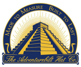 THE ADVENTUREBILT HAT CO. MADE TO MEASURE BUILT TO LAST