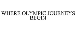 WHERE OLYMPIC JOURNEYS BEGIN