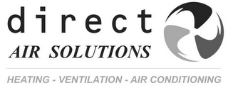 DIRECT AIR SOLUTIONS HEATING - VENTILATION - AIR CONDITIONING