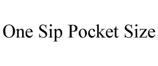 ONE SIP POCKET SIZE