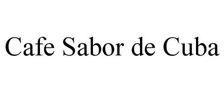 CAFE SABOR DE CUBA