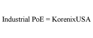 INDUSTRIAL POE = KORENIXUSA