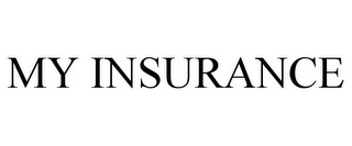 MY INSURANCE