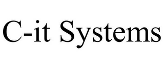 C-IT SYSTEMS