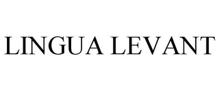 LINGUA LEVANT