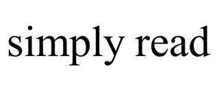 SIMPLY READ