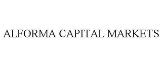 ALFORMA CAPITAL MARKETS