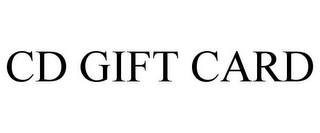 CD GIFT CARD