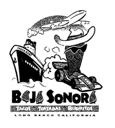 B J SONOR TACOS TOSTADAS BURRITOS LONG BEACH CALIFORNIA QUEEN MARY B