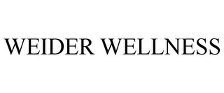 WEIDER WELLNESS