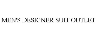 MEN'S DESIGNER SUIT OUTLET