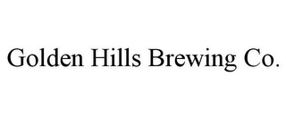 GOLDEN HILLS BREWING CO.