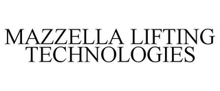 MAZZELLA LIFTING TECHNOLOGIES