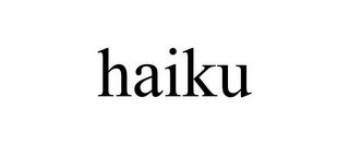 HAIKU