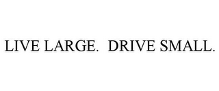 LIVE LARGE. DRIVE SMALL.