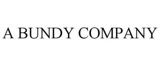 A BUNDY COMPANY