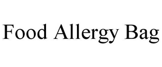 FOOD ALLERGY BAG