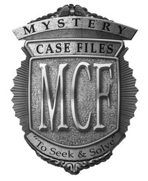 MYSTERY CASE FILES MCF "TO SEEK & SOLVE"